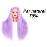 Cap de practica  N  Purple din par Natural 60 cm SPT03